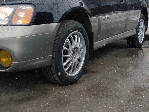 2000 Subaru Outback II, чёрный, 450000 рублей - вид 9