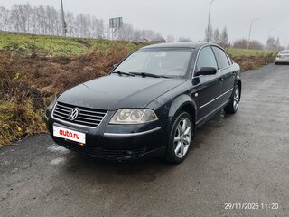 2001 Volkswagen Passat B5 Рестайлинг, чёрный, 500000 рублей, вид 1