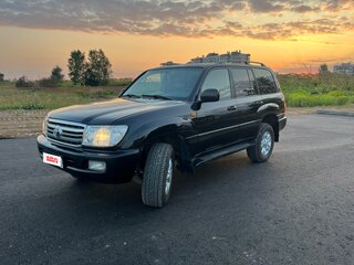 2004 Toyota Land Cruiser 100 Series Рестайлинг 1, чёрный, 1650000 рублей, вид 1