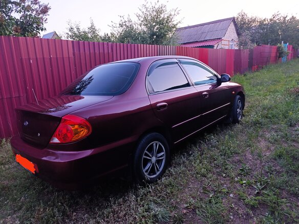 2006 Kia Spectra I Рестайлинг 2, красный, 315000 рублей - вид 7