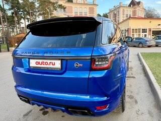 2019 Land Rover Range Rover Sport SVR II Рестайлинг, синий, 7500000 рублей, вид 4