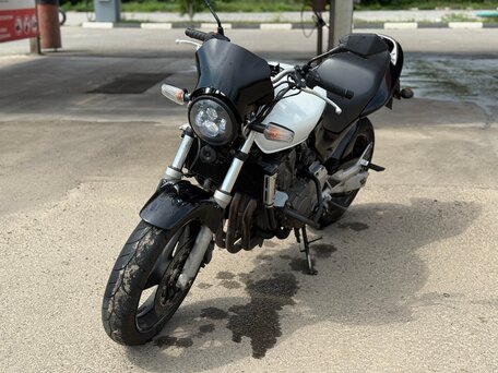 2001 Honda CB 600F Hornet, белый, 345000 рублей, вид 5