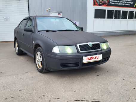 2002 Skoda Octavia I (A4) Рестайлинг, чёрный, 320000 рублей, вид 5