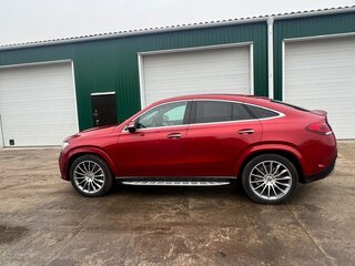 2021 Mercedes-Benz GLE Coupe 350 d II (C167), красный, 10000000 рублей, вид 2
