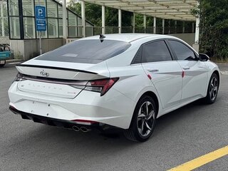 2022 Hyundai Elantra VII (CN7), белый, 1240000 рублей, вид 4