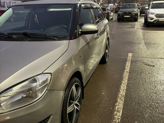 2012 Skoda Fabia II Рестайлинг, бежевый, 680000 рублей, вид 4