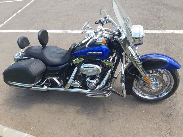 2008 Harley-Davidson Road King, синий, 809000 рублей - вид 15