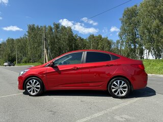 2016 Hyundai Solaris I Рестайлинг, красный, 1370000 рублей, вид 5