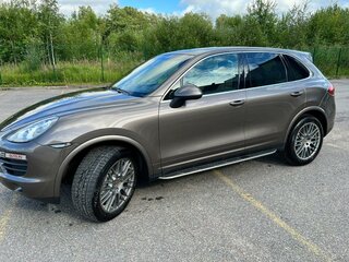 2013 Porsche Cayenne S II (958), коричневый, 3400000 рублей, вид 4