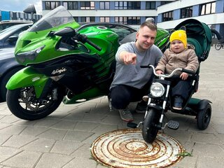 2012 Kawasaki ZZR 1400, зелёный, 950000 рублей, вид 1