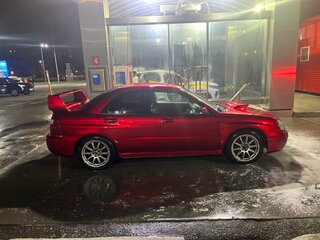 2000 Subaru Impreza WRX II, красный, 1250000 рублей, вид 3