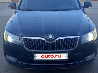 2014 Skoda Superb II Рестайлинг, чёрный, 1300000 рублей, вид 1