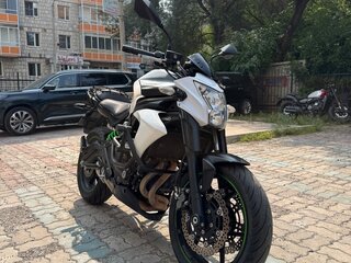 2015 Kawasaki ER-6N, белый, 525000 рублей, вид 1