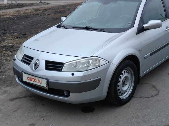 2005 Renault Megane II, серебристый, 750000 рублей - вид 9