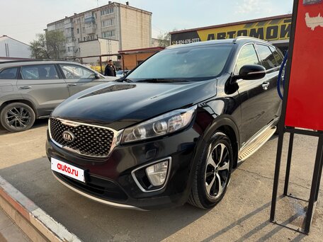 2016 Kia Sorento III Prime, чёрный, 2000000 рублей, вид 2