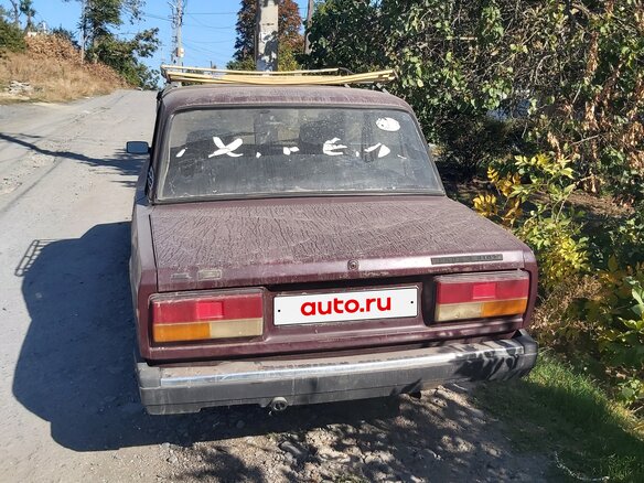 2006 Lada (ВАЗ) 2107, красный, 60000 рублей - вид 2