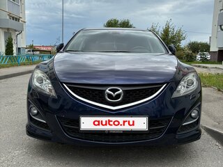 2011 Mazda 6 II (GH) Рестайлинг, синий, 750000 рублей, вид 1