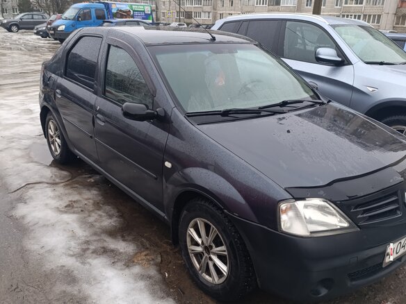2007 Renault Logan I, серый, 333333 рублей - вид 1