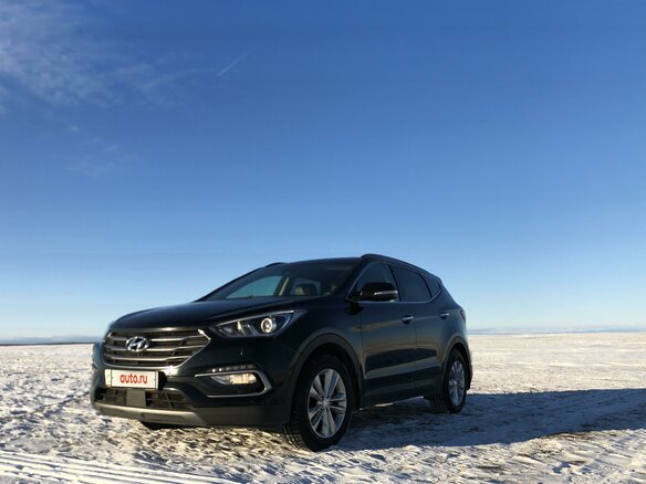2017 Hyundai Santa Fe III Рестайлинг, чёрный - вид 9