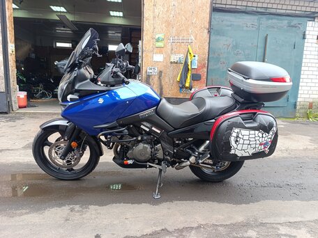2006 Suzuki V-Strom 1000, синий, 520000 рублей, вид 5