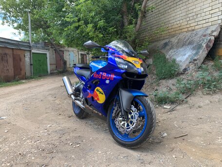 2001 Kawasaki ZX-9R Ninja, синий, 410000 рублей, вид 1