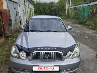 2008 Hyundai Sonata ТагАЗ IV (EF) Рестайлинг, серебристый, 449000 рублей, вид 3