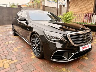 2017 Mercedes-Benz S-Класс AMG 63 AMG Long III (W222, C217) Рестайлинг, чёрный, 6900000 рублей, вид 2