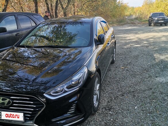 2017 Hyundai Sonata VII (LF) Рестайлинг, чёрный, 1700000 рублей - вид 1