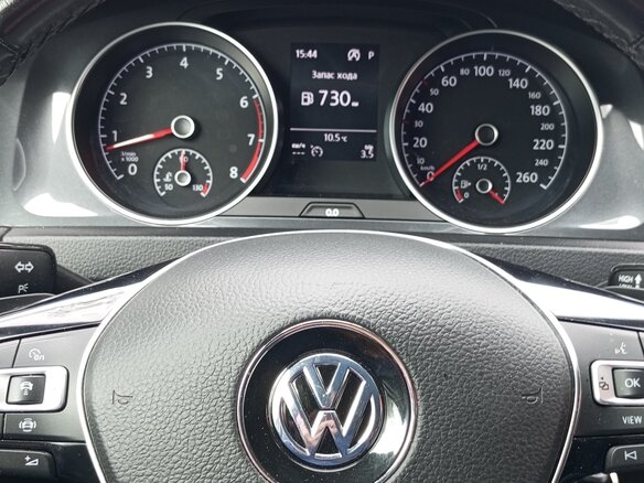 2019 Volkswagen Golf VII Рестайлинг, серый - вид 11