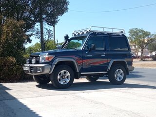 2008 Toyota Land Cruiser 71 70 Series Рестайлинг 1, синий, 4550000 рублей, вид 1
