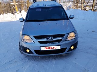 2013 Lada (ВАЗ) Largus I, серебристый, 650000 рублей, вид 3