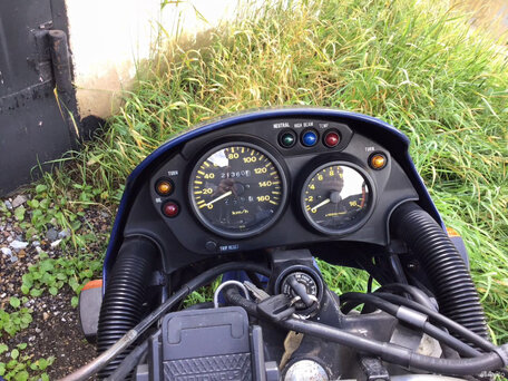 1995 Kawasaki KLE 250, синий, 250000 рублей, вид 2