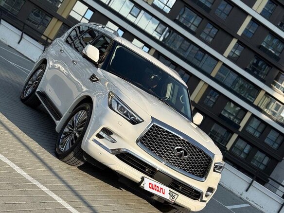 2021 Infiniti QX80 I Рестайлинг 3, белый, 6500000 рублей - вид 22
