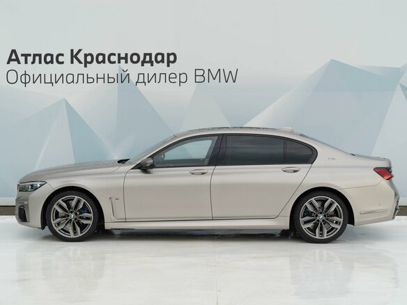 2019 BMW 7 серии M760Li xDrive VI (G11/G12) Рестайлинг, серебристый - вид 3