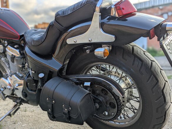1992 Honda Steed 400, чёрный, 280000 рублей - вид 6