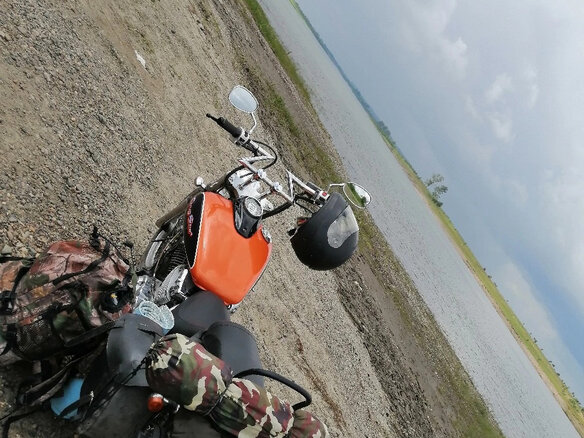 1996 Yamaha XVS400 Drag Star, оранжевый, 260000 рублей - вид 6