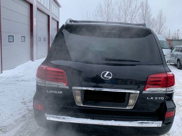 2014 Lexus LX 570 III Рестайлинг, чёрный - вид 6