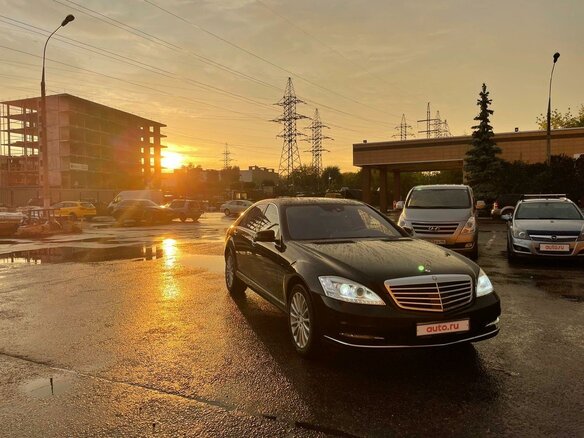 2011 Mercedes-Benz S-Класс 500 Long V (W221) Рестайлинг, чёрный