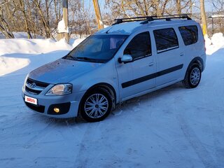 2013 Lada (ВАЗ) Largus I, серебристый, 650000 рублей, вид 2