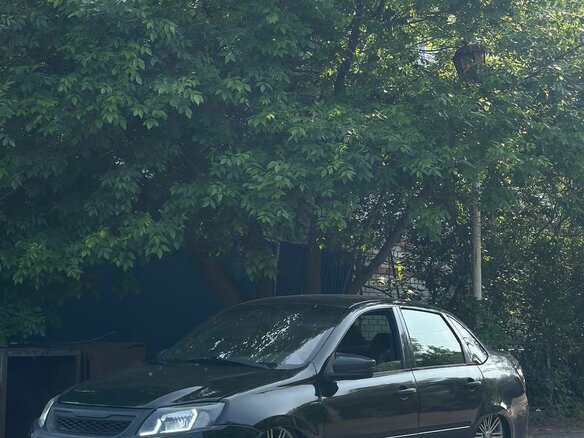 2012 Lada (ВАЗ) Granta I, чёрный, 550000 рублей