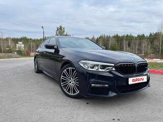 2018 BMW 5 серии 530i xDrive VII (G30/G31/G38), чёрный, 3300000 рублей, вид 1