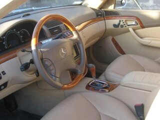 2001 Mercedes-Benz S-Класс 600 Long IV (W220), белый, 750000 рублей, вид 3