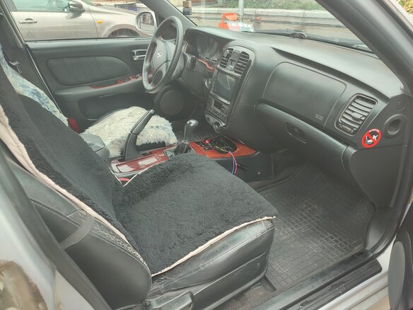 2007 Hyundai Sonata ТагАЗ IV (EF) Рестайлинг, серебристый - вид 7