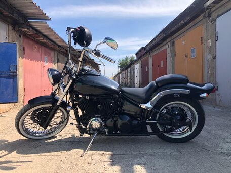 1996 Yamaha XVS400 Drag Star, чёрный, 310000 рублей, вид 4