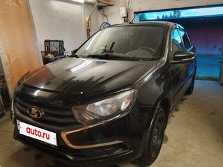 2018 Lada (ВАЗ) Granta I Рестайлинг, чёрный, 680000 рублей, вид 1