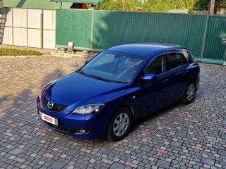 2007 Mazda 3 I (BK) Рестайлинг, синий, 650000 рублей, вид 1