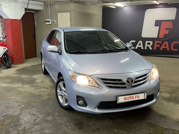2011 Toyota Corolla X (E140, E150) Рестайлинг, голубой