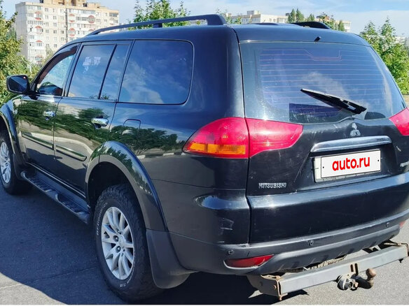 2012 Mitsubishi Pajero Sport II, чёрный - вид 3