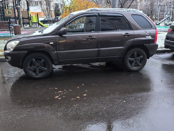 2007 Kia Sportage II, коричневый, 700000 рублей - вид 1
