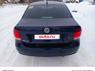 2012 Volkswagen Polo V, синий, 750000 рублей, вид 4